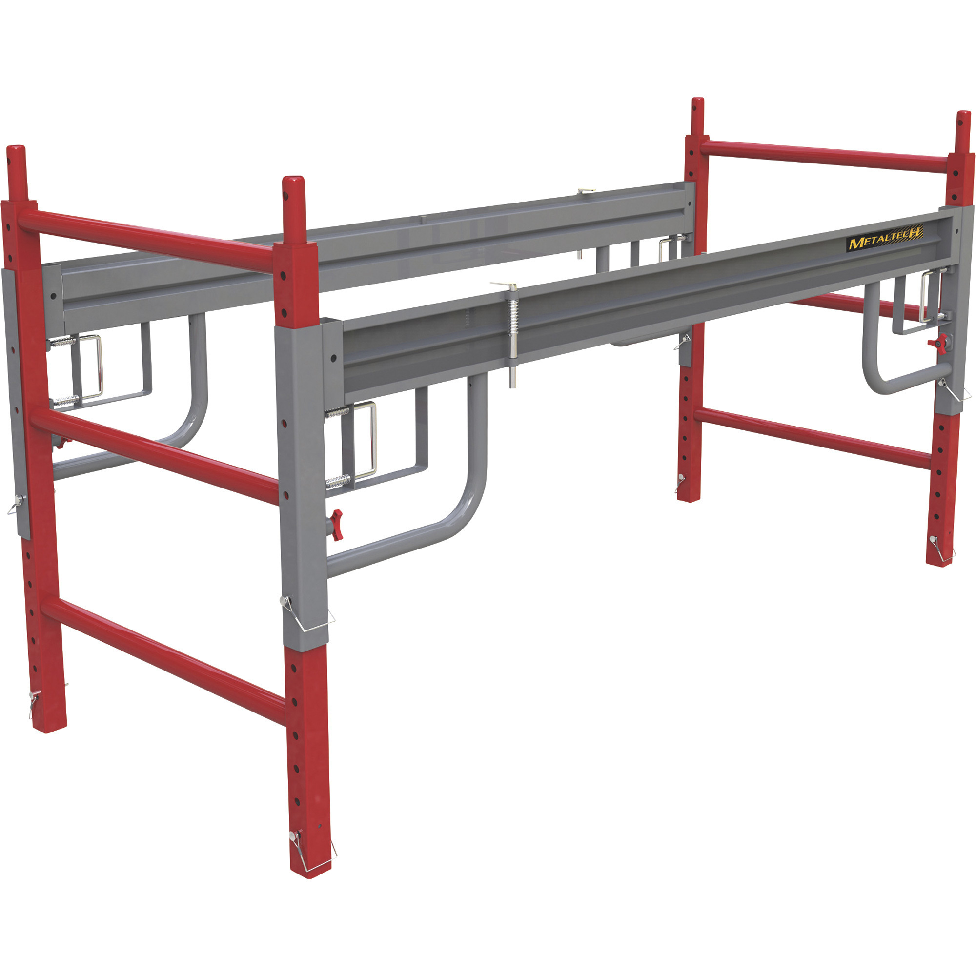 Metaltech 3ft.H Extension for BuildMan Drywall Baker Scaffold, 74 1/4in.W x 30 3/4in.D x 39 3/4in.H, Model# I-BMSSEX